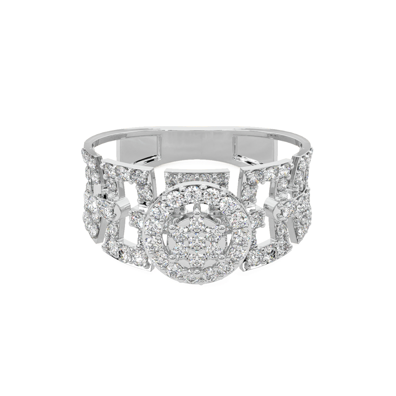 Howard Round Diamond Engagement Ring